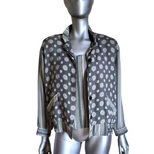 97. Vintage Cache 2 piece jacket and tank top - Size PS